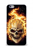 Kryt na mob. telefon s potiskem: motiv - Skull Fire