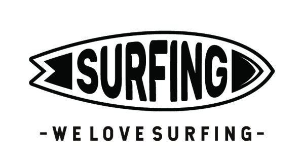 Samolepka - Surfing