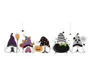 Samolepka - Tematická sada - Halloween trpaslíci