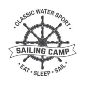 Samolepka - Sailing camp