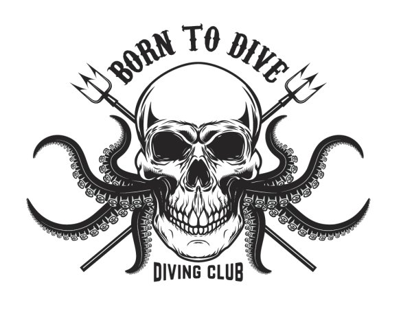 Samolepka - Diving