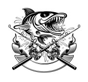 Samolepka - Fishing