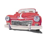 Samolepka - Retro auto Cadillac
