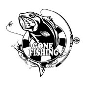 Samolepka - Fishing