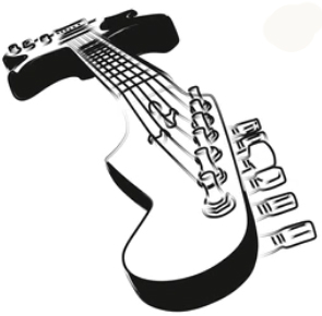 Samolepka - Elektrická kytara