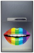 Kiss rainbow - šedá