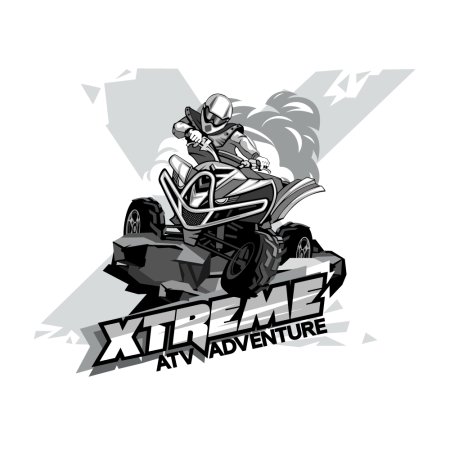 Samolepka - Offroad čtyřkolka
