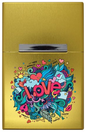 Love graffiti - zlatá
