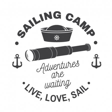 Samolepka - Sailing camp