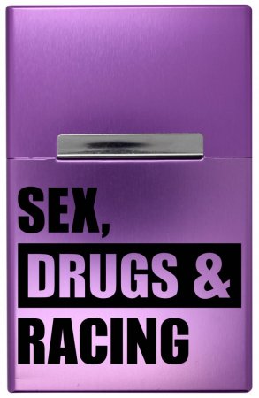 Sex, drugs & racing - fialová