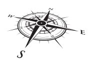 Samolepka - Kompas
